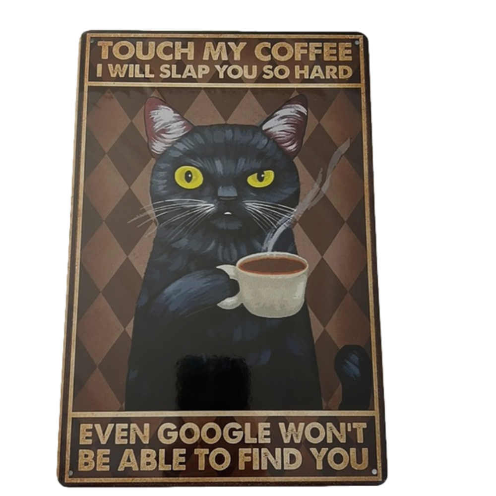 NEW: hilarious COFFEE plaque